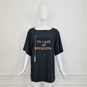 Moschino | "In case of emergency" Top fischietto 1989