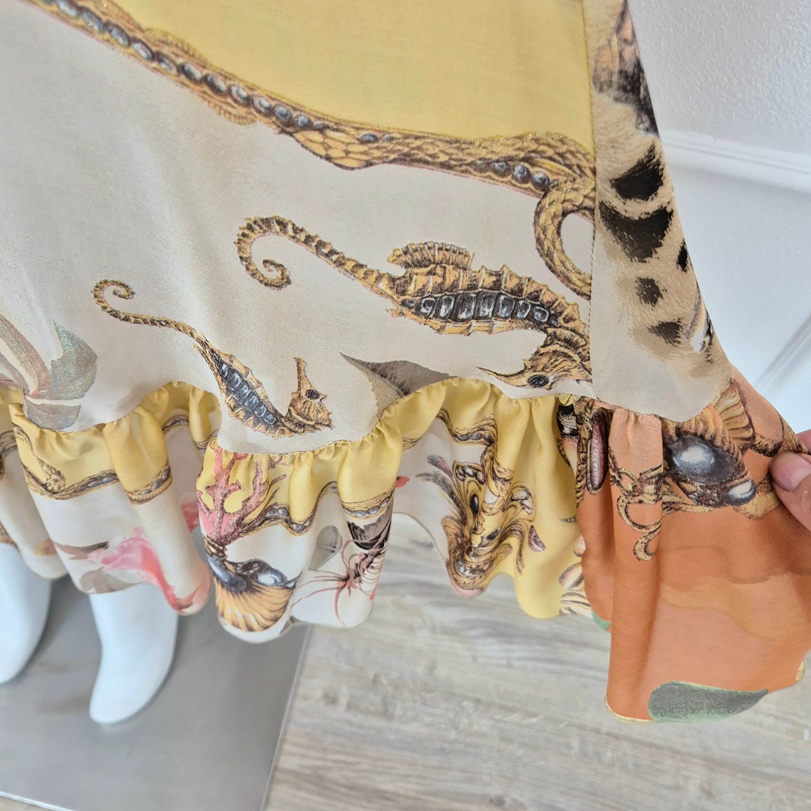 Roberto Cavalli | Silk Skirt SS 2005 - Etsy