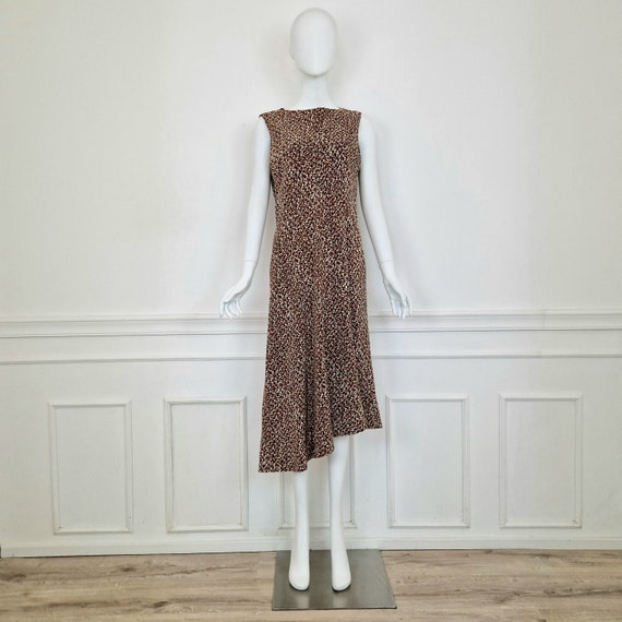 marni asymmetric dress Viscose Asymmetrical Neck Tie Dress by Marni