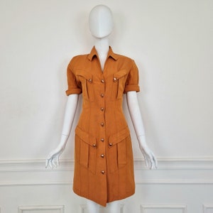 Thierry Mugler | Linen Blend Dress