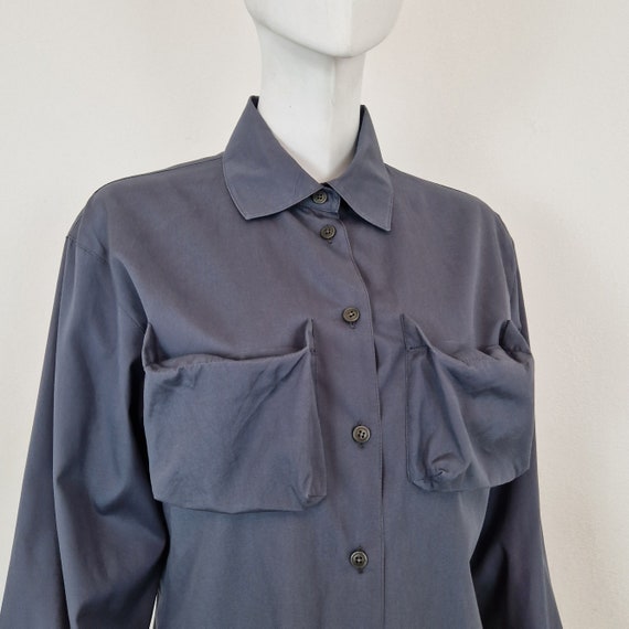 Miu Miu | Ss 2001 gray shirt - image 10