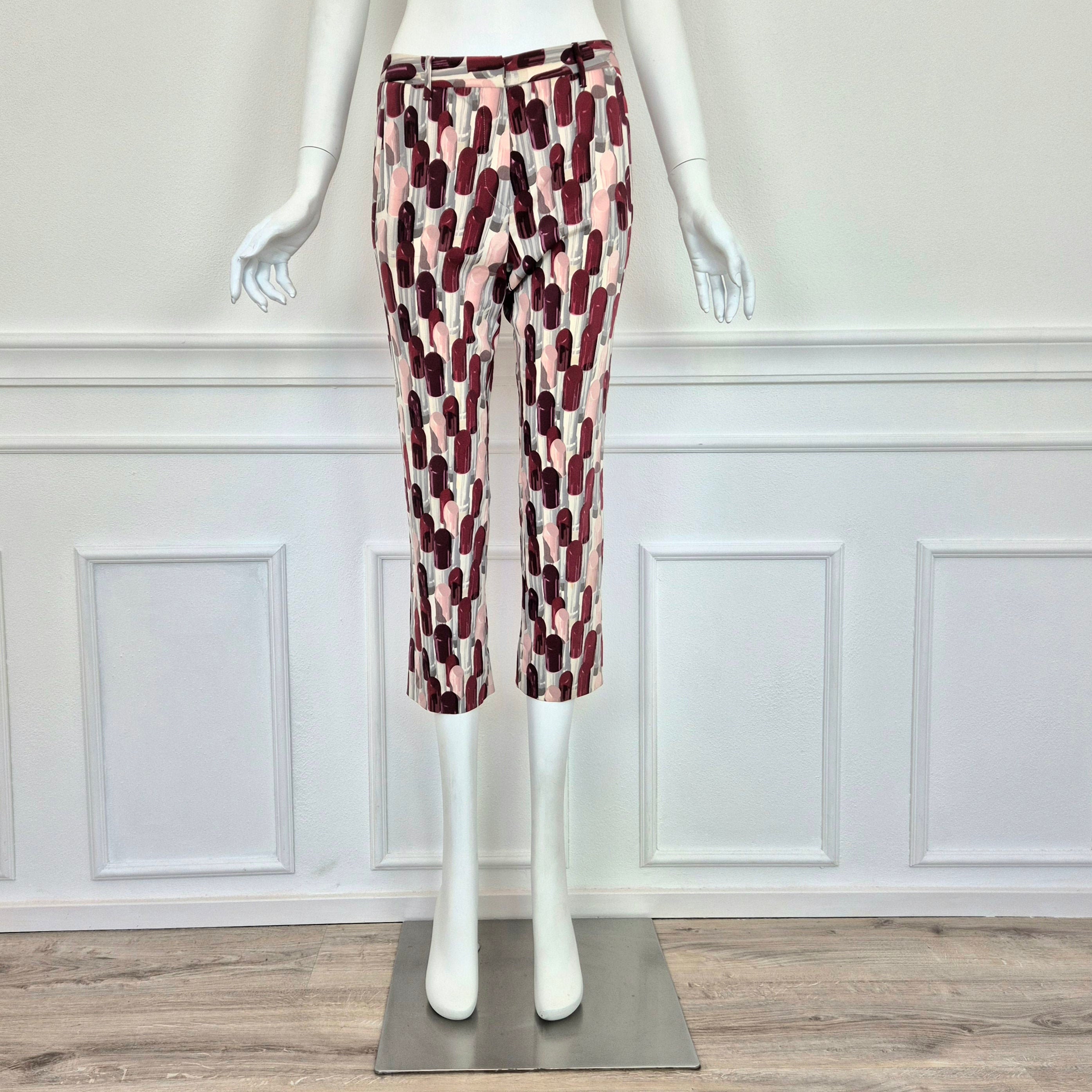 Prada | Ss 2000 Lipstick Print Trousers - Etsy