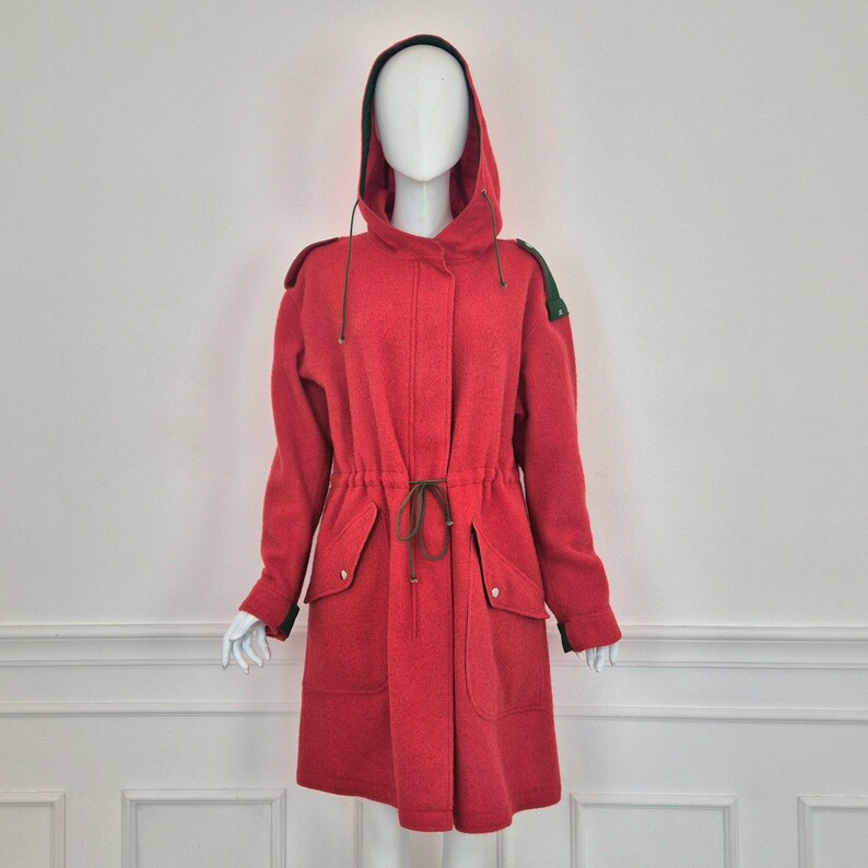 Courrēges | Vintage Red Coat image 2