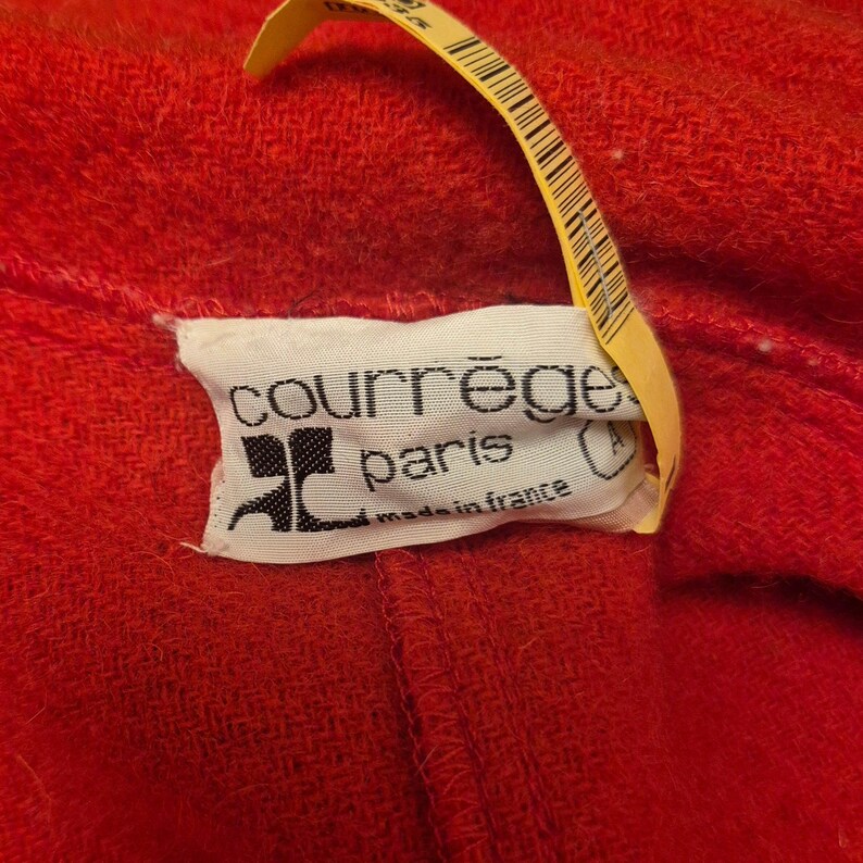 Courrēges | Vintage Red Coat image 10