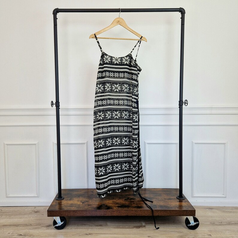 Comme des Garçons dress with black and white pattern image 3