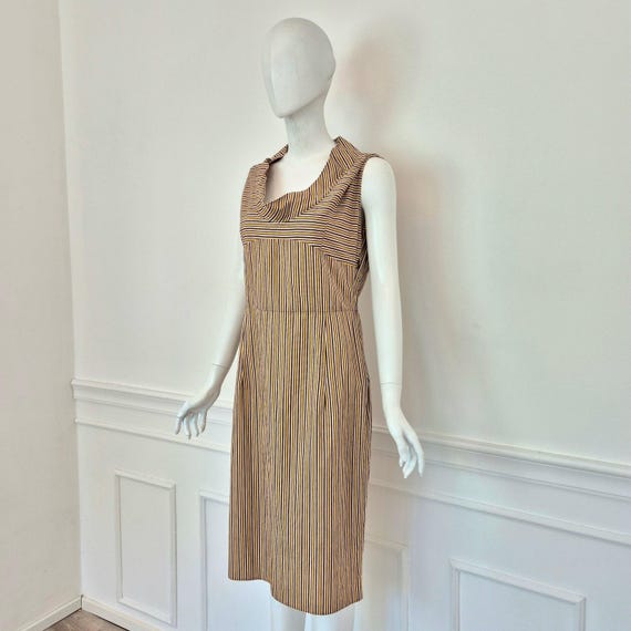 Miu Miu | Striped Cotton Dress (Spring 2004) - image 7