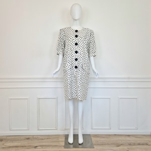 Yves Saint Laurent | Black and white vintage dress