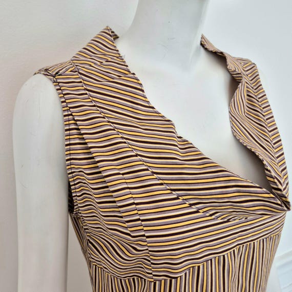 Miu Miu | Striped Cotton Dress (Spring 2004) - image 4