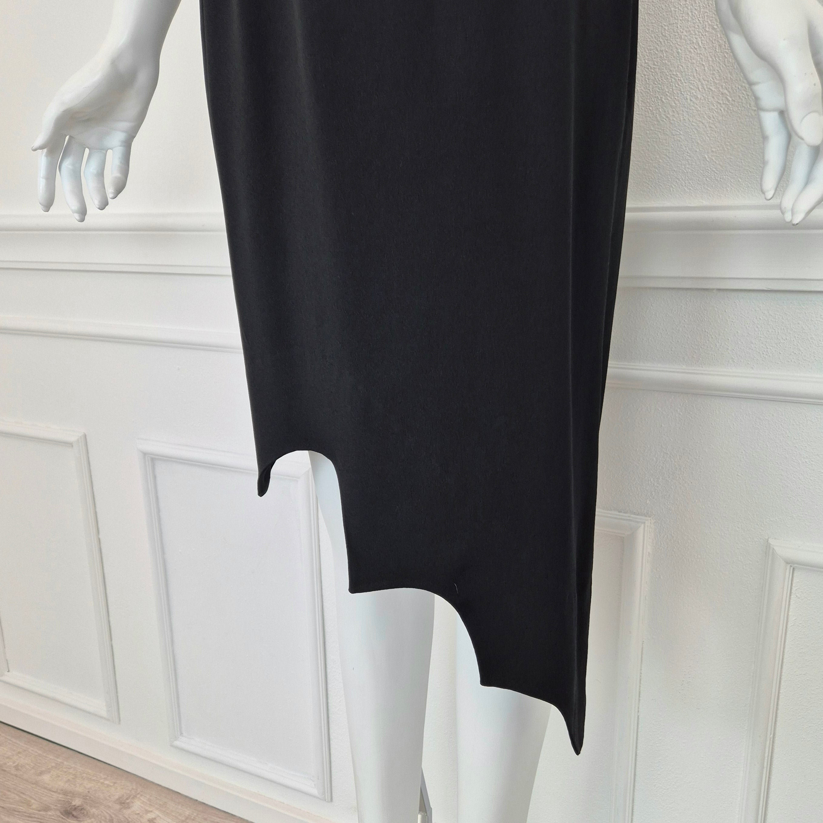 【関税＆送料込み】Moschino Asymmetrical Skirt Moschino | Asymmetric Black Skirt - Etsy