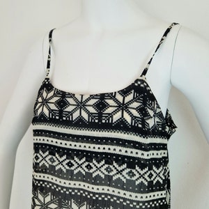Comme des Garçons dress with black and white pattern image 4