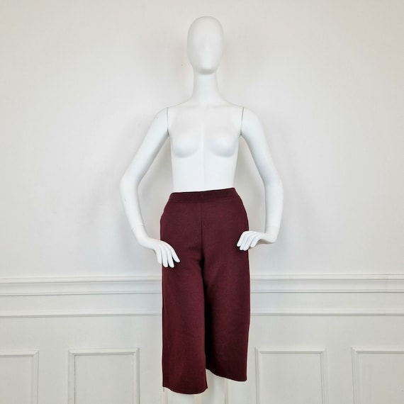 Miu Miu, Pantaloni Miu Miu felpa bordeaux