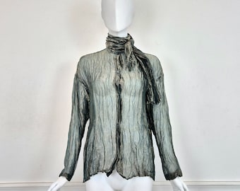 Romeo Gigli | Metallic silk shirt