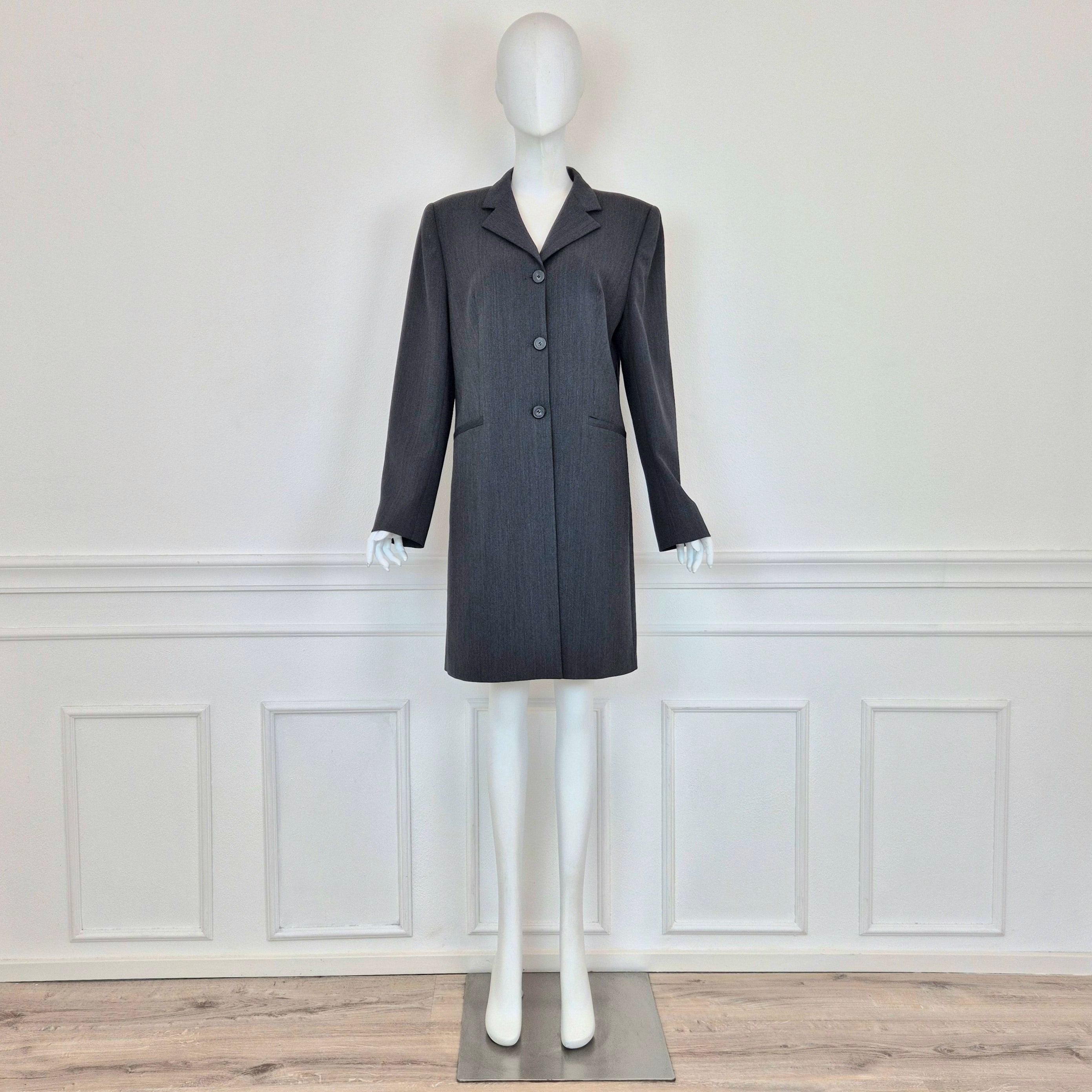 Alexander McQueen | Charcoal Grey Overcoat