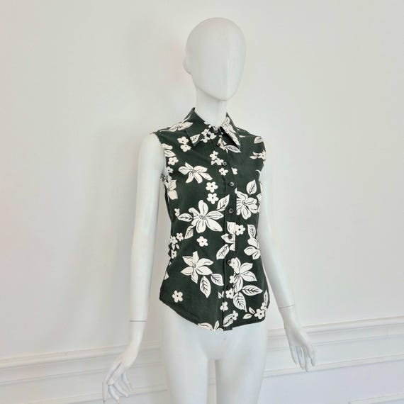 Miu Miu | Flower blouse SS 2003 - image 3