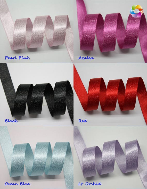 Friar Brown Ribbon, Double Faced Satin Ribbon, Widths Available: 1 1/2,  1, 6/8, 5/8, 3/8, 1/4, 1/8