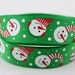 5 Yards, 1 Inch 1'' 25mm, Grosgrain Ribbon, Christmas Snowman, Printed ...