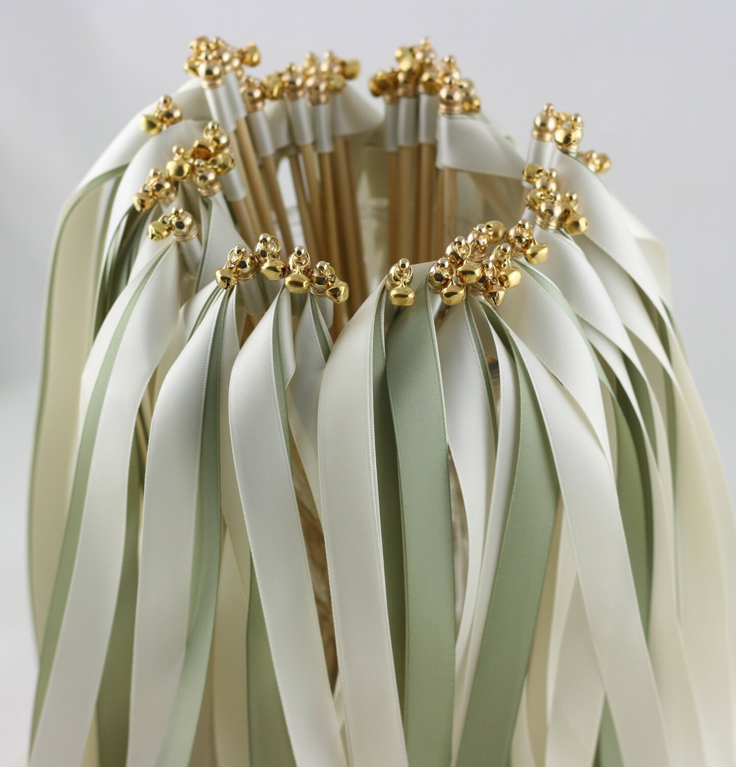 50PCS Ribbon Wands With Triple Ribbon and Bell Party Wand Etsy Ireland