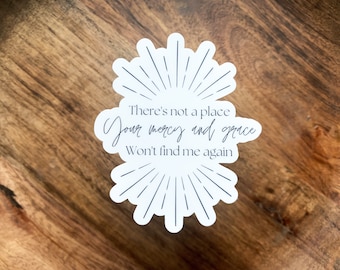 MERCY & GRACE Sticker | Laptop Decal | Christian Sticker | Christian Gift Bible sticker Verse Faith Sticker Jesus Sticker Song Sticker