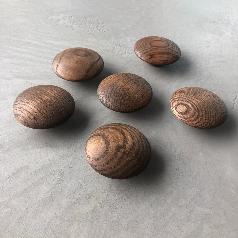 Solid Oak Drawer Pull Wooden Drawer Handle Drawer Etsy New