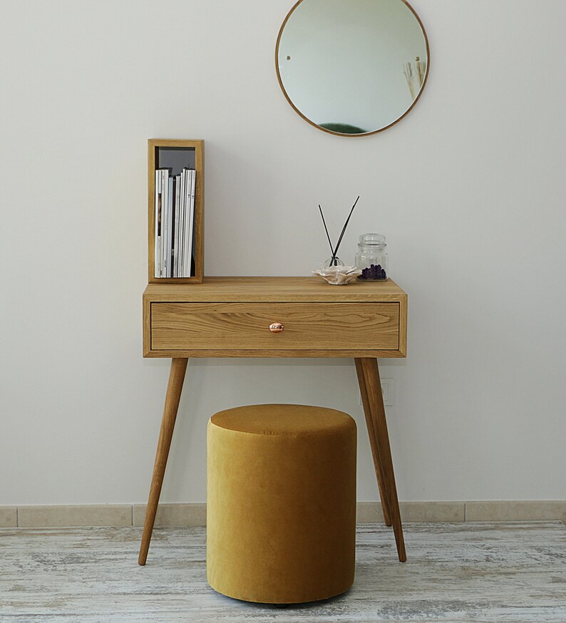 Solid Oak Shelf Nursery Shelves Floating Nightstand Etsy