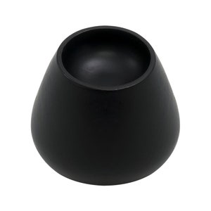 Tirador de cajón negro de roble macizo / perilla de madera | Etsy