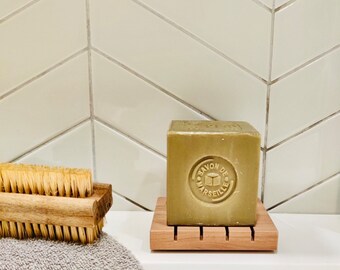 Porte-savon en séquoia / porte-savon en bois / Respectueux de l'environnement / Mode de vie durable / porte-savon / Décoration de cuisine / Sans plastique / Idée cadeau parfaite
