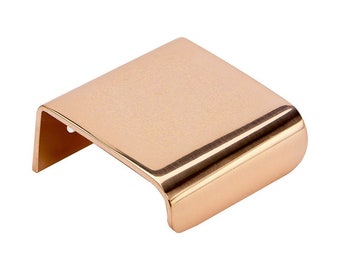 Square copper drawer pull | Modern kitchen knob | Modern Metallic brass | Rose gold pull | Cabinet Pull | Copper knobs | Handles 343452