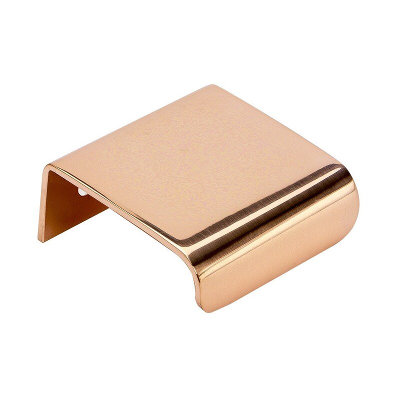Square Copper Drawer Pull Modern Kitchen Knob Modern Etsy