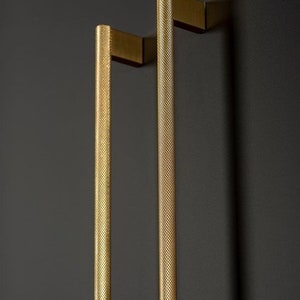 Very Long Modern Brass Handle Wardrobe Door Handles Long - Etsy