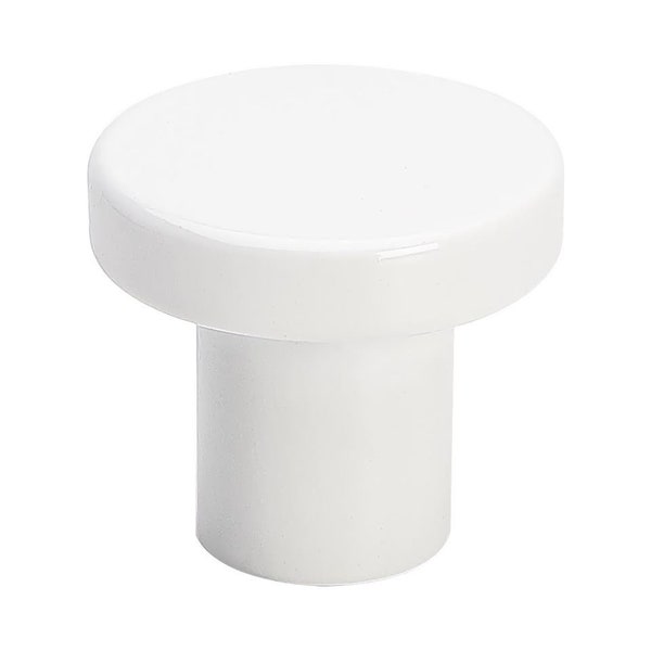 Modern Pulls | White Knob | Cabinet drawer knob | Round knob | Bedroom pulls | Round Handles | Furniture Hardware | white  368051-11