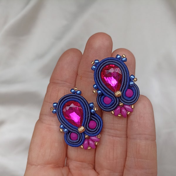 Navy Blue Hot Pink Etsy