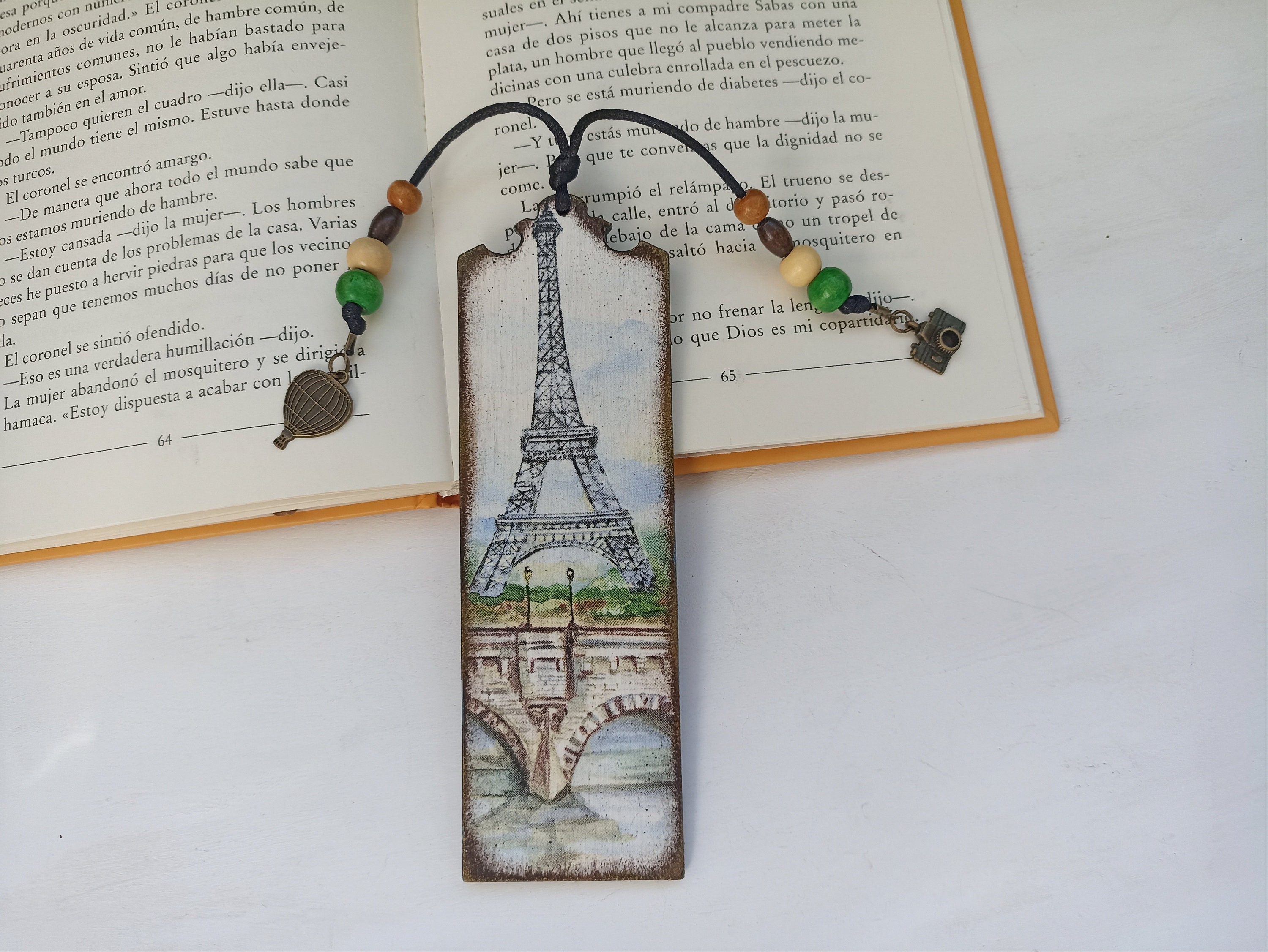 Lot De 5 Marque-pages En Bois Pour Homme Et Femme Dans L'Égypte