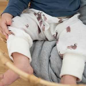 Baby summer pump pants muslin penguins that grow with you image 4