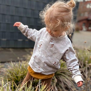 Sweatshirt Moon Animals Kids Baby Sweater