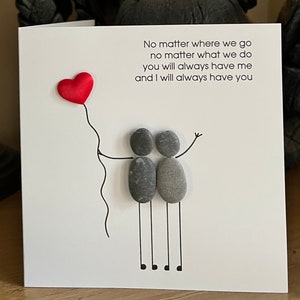 Pebbla Art Sentimental Carc vriendschap verjaardag gewoon zomaar
