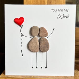 You are my Rock Pebble Art Card Anniversary Birthday Valentines
