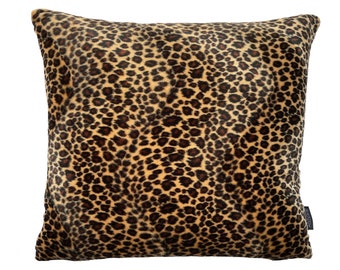 leopard print pillows with fringe