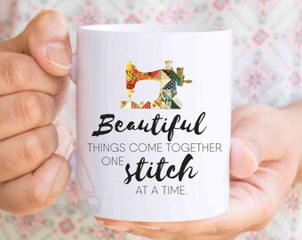 gifts for sewers, sewing gifts, sewing mug, sewing gift ideas, gift ideas for sewers, gift ideas for quilters, sewing gifts for women MU195