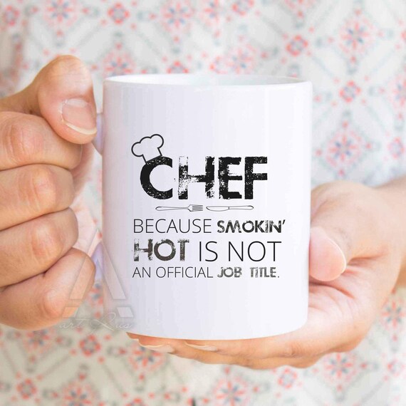 Items similar to Chef gifts, chef funny mugs, cook presents, graduation