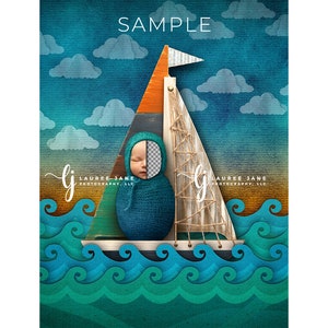 Newborn digital backdrop, boat, ocean, nautical, artsy, sail, png, transparent, unique, digital background, composite, instant download, boy