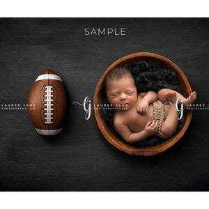 Football nouveau-né toile de fond numérique superbowl super bowl sport athlète Amérique fond football composite téléchargement instantané fille garçon