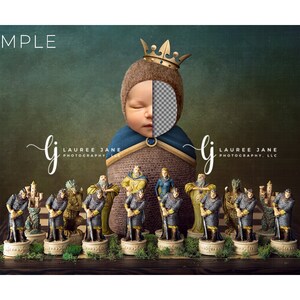 Newborn digital background chess king prince knight throne dragon transparent newborn digital backdrop composite png boy girl