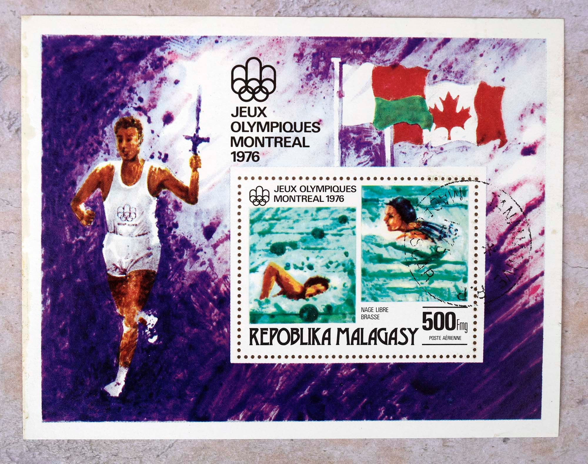 Jahrgang Jeux Olympiques Montreal 1976 Repoblika madagassische Etsy