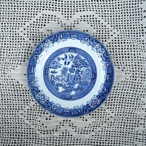 Wood & Sons Vintage Blue Willow Tea Saucer – English Transferware