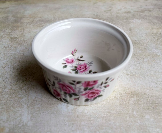 Ramequins Tunstall Enoch Wedgwood – Motif Rose – Vintage – Lot Occasion