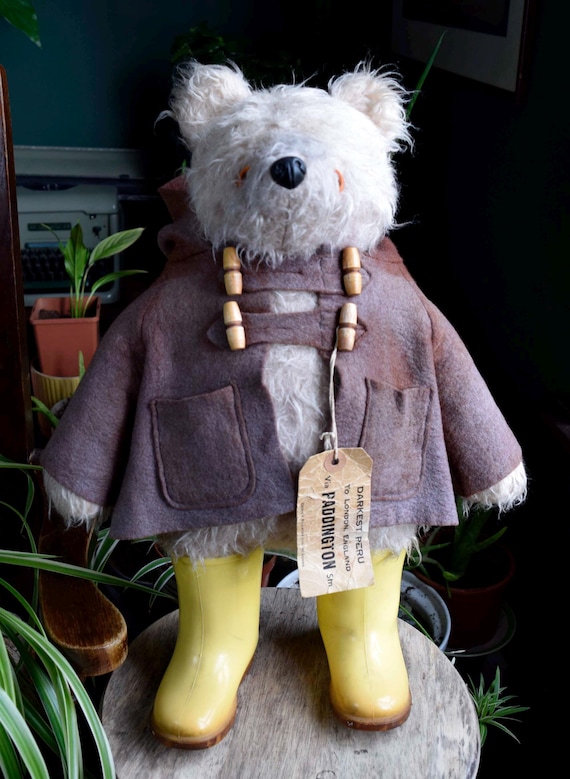 Original 1970s Gabrielle Designs Paddington Bear – Handmade in