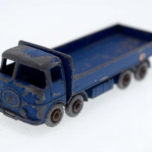 Vintage Matchbox Lesney Production No.20 ERF 68G Blue Truck Made in England