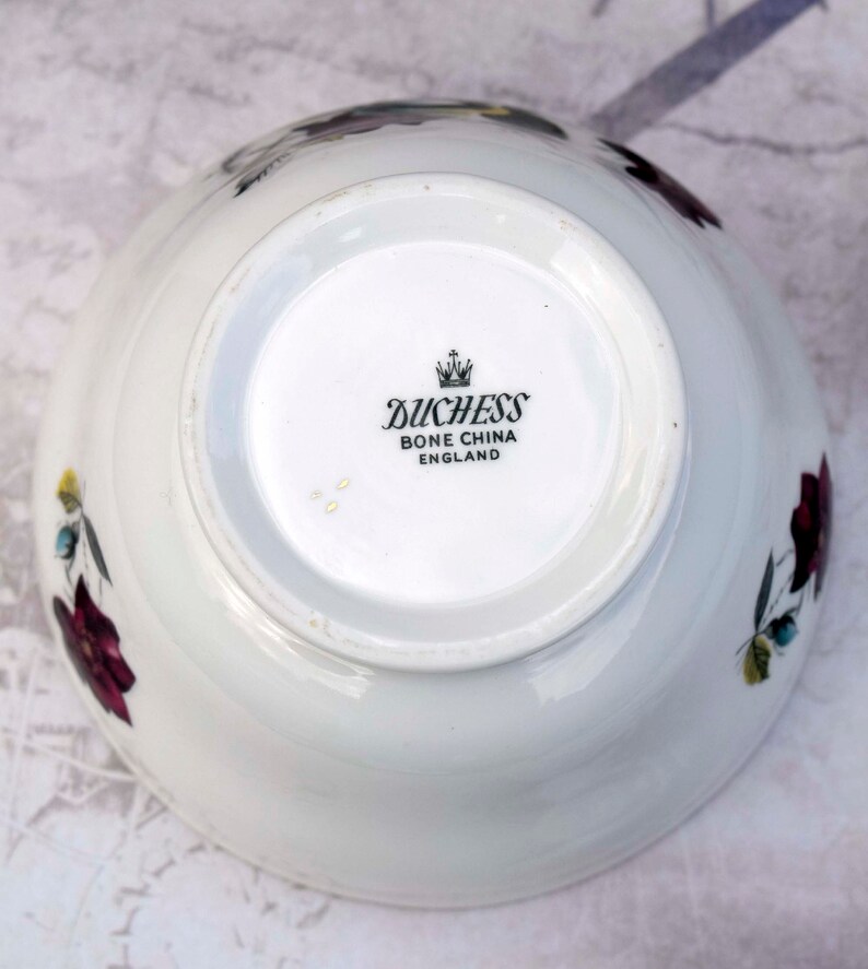Vintage Duchess Bone China England Pattern 828 Rose Design Etsy