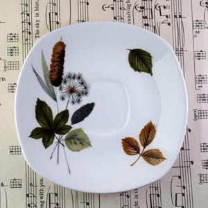 Vintage Midwinter England Staffordshire Square Shape Saucer