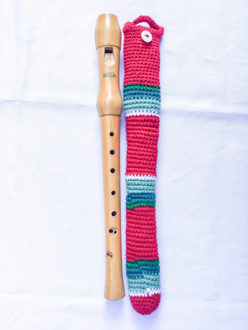 Flute Bag Flute Cover Recorder Bag Recorder Case Crochet Etsy UK